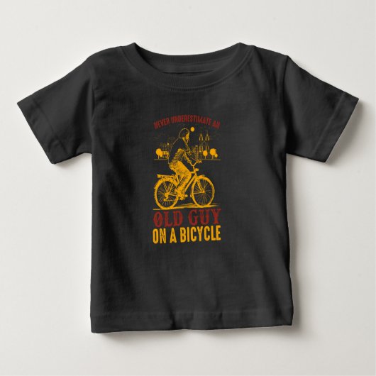 Oud Biker Design | Fiets | Nooit onderschatten (Voorkant)