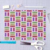 Oud bioscoop- en theaterkaartjes patroon tissuepapier (Craft)