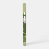 Oud bladpatroon van basilicum iPhone 16 hoesje (Linkerkant)