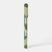 Oud bladpatroon van basilicum iPhone 16 hoesje (Rechterkant)