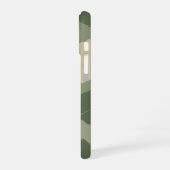 Oud bladpatroon van munt iPhone 16 hoesje (Linkerkant)