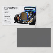 Oud blauw II Visitekaartje (Voorkant / Achterkant)