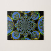 Oud Blauw Legpuzzel (Horizontaal)