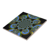 Oud Blauw Tegeltje (Zijkant)