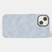 Oud Blauwgrijze Perkament Uitzicht Textuur iPhone Hoesje (Achterkant horizontaal)