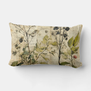 Oud Bloemenprint Kussen