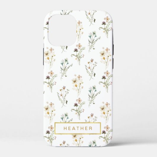 Oud Bloemmotief Case-Mate iPhone Case (Achterkant)