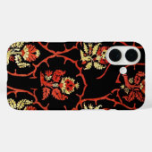 Oud Bloemmotief Case-Mate iPhone Case (Achterkant (horizontaal))
