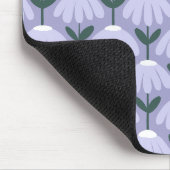 Oud Bloemmotief Heatherblauw Muismat (Hoek)