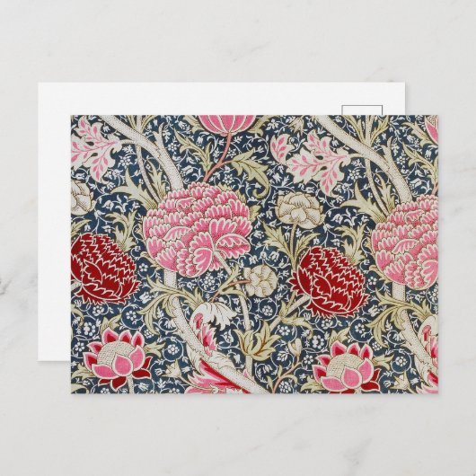 Oud Bloemmotief, William Morris Briefkaart (Voorkant / Achterkant)