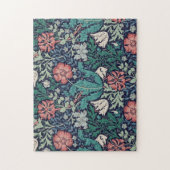 Oud Bloemmotief, William Morris Legpuzzel (Verticaal)