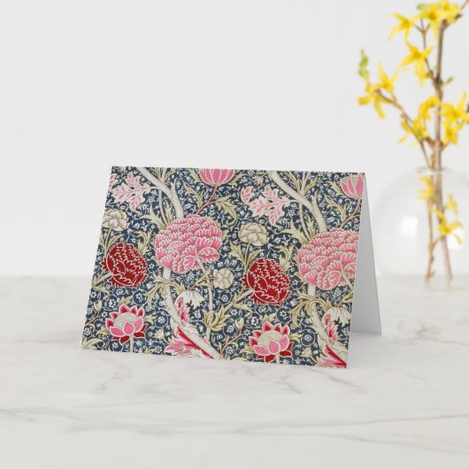 Oud Bloempatroon, William Morris Kaart (Gele Bloem)