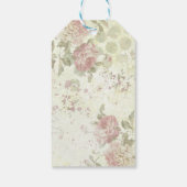 Oud Bloemrijk Spotvogel Scrapboek Cadeaulabel (Achterkant)