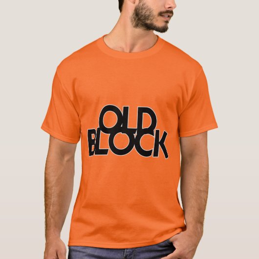 OUD BLOK T-SHIRT (Voorkant)