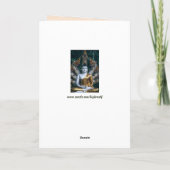 oud boeddha-wenskaart kaart (Achterkant)