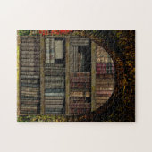 Oud boek Bibliotheek boek liefhebbers Legpuzzel (Horizontaal)