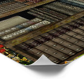 Oud boek Bibliotheek boek liefhebbers Poster (Hoek)