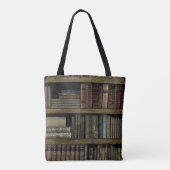 Oud boek Bibliotheek boek liefhebbers Tote Bag (Achterkant)