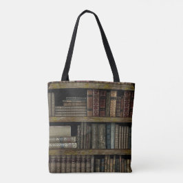 Oud boek Bibliotheek boek liefhebbers Tote Bag