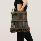 Oud boek Bibliotheek boek liefhebbers Tote Bag (Dichtbij)