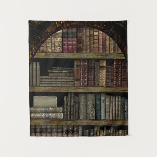 Oud boek Bibliotheek boek liefhebbers Wandkleed (Voorkant)