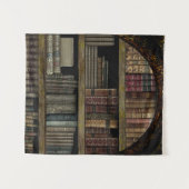 Oud boek Bibliotheek boek liefhebbers Wandkleed (Voorkant (horizontaal))