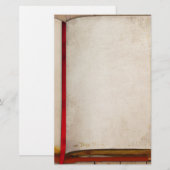Oud boek briefpapier (Voorkant / Achterkant)