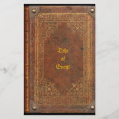 Oud boek flyer (Voorkant)