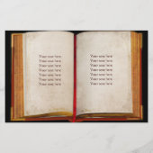 Oud boek flyer (Achterkant)