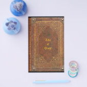 Oud boek flyer (Enkel)