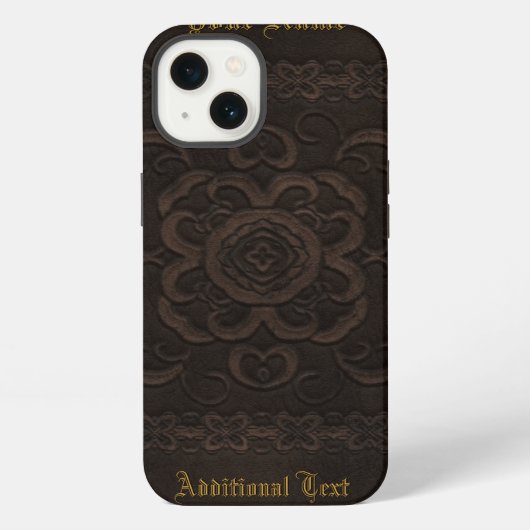 Oud boek iPhone hoesje (Achterkant)