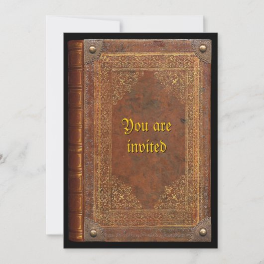 Oud boek kaart (Voorkant)