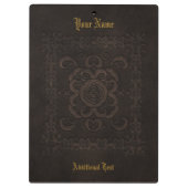 Oud boek klembord (Achterkant)