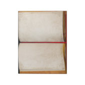 Oud boek notitieblok (Linkerzijde)