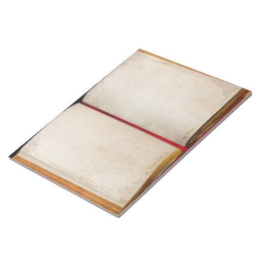 Oud boek notitieblok (Schuin)