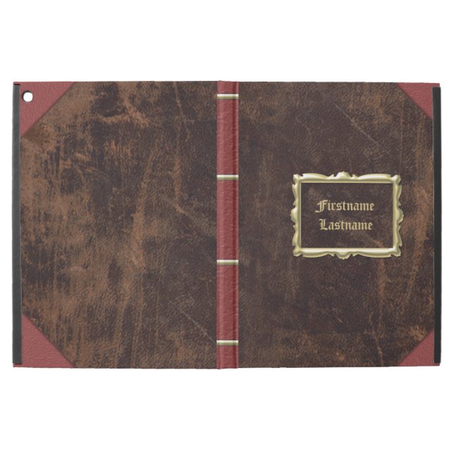  oud boekenleder-look op maat (Buitenkant)