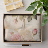 Oud boeket met rozen tissuepapier (Geschenk)