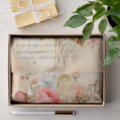 Oud boeket met rozen tissuepapier (Geschenk)