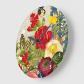 Oud boeket met vlinders grote klok (Hoek)