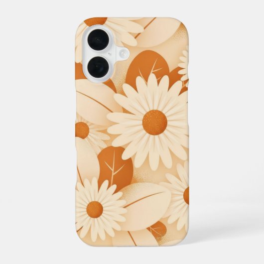 Oud boeket van madeliefjes iPhone 16 hoesje (Achterkant)
