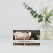 Oud Boerderij Dierlijk Visitekaartje (Staand voorkant)