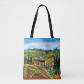 OUD BOERDERIJ HUIS IN TOSCANE LANDSCHAP TOTE BAG (Voorkant)