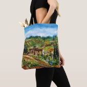 OUD BOERDERIJ HUIS IN TOSCANE LANDSCHAP TOTE BAG (Dichtbij)
