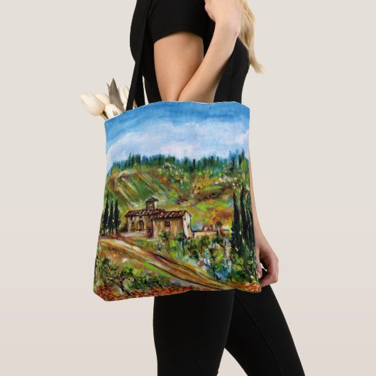 OUD BOERDERIJ HUIS IN TOSCANE LANDSCHAP TOTE BAG (Dichtbij)