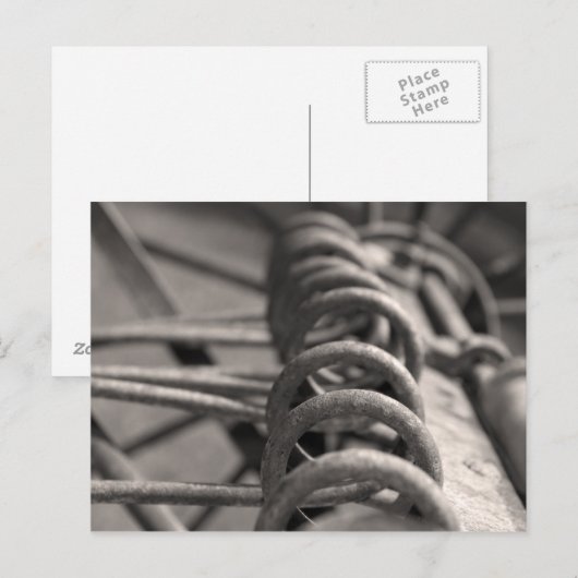 Oud Boerderij implementeren Briefkaart (Voorkant / Achterkant)