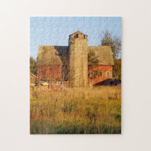 Oud boerderij legpuzzel