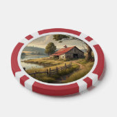 Oud Boerderij Poker Chips (Enkel)
