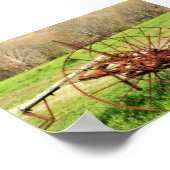 Oud Boerderij Tiverton Rhode Island Poster (Hoek)