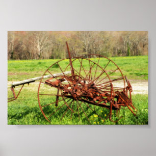 Oud Boerderij Tiverton Rhode Island Poster