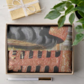 oud Boerderij tractor-deduplicatiepapier Tissuepapier (Geschenk)